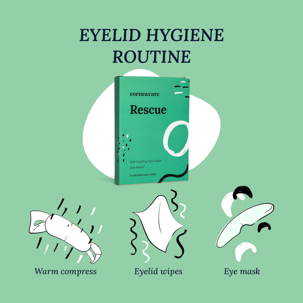 CorneaCare Rescue Self Cooling Compresses and Eyelid Hygiene