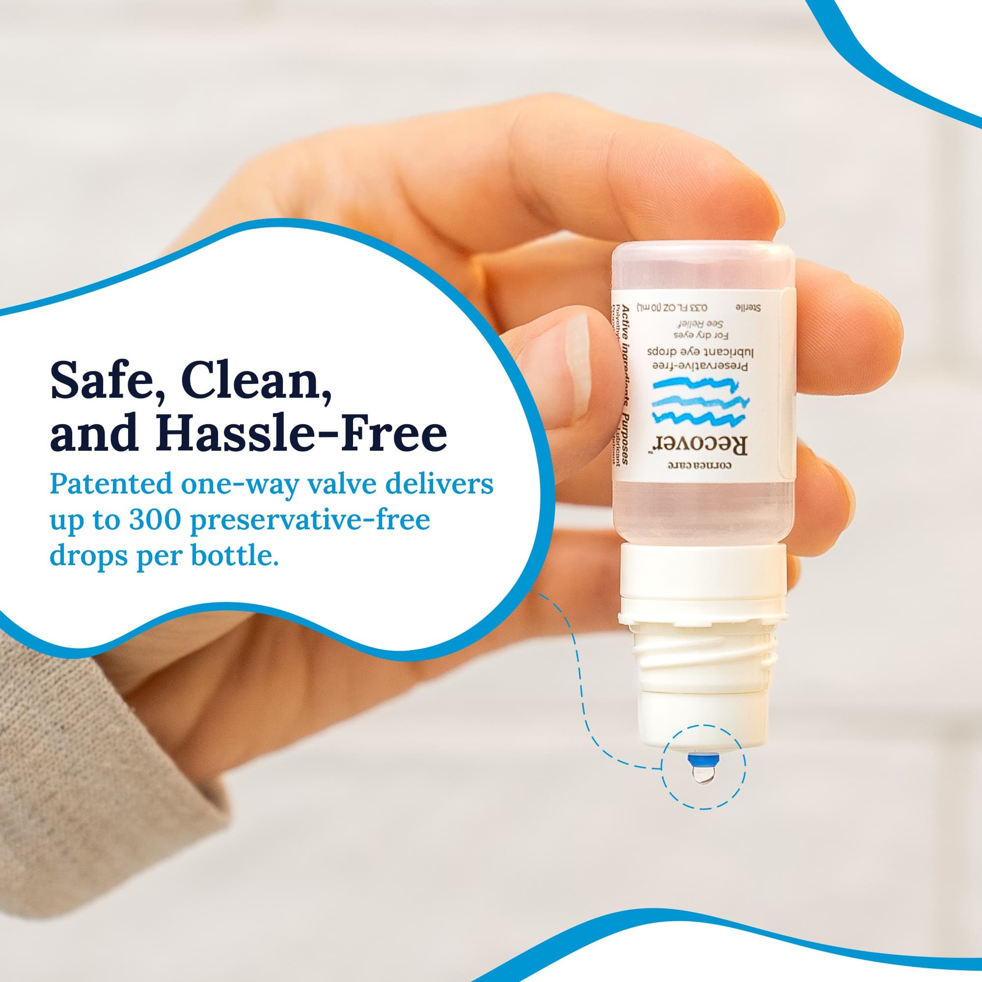 Recover Preservative Free Artificial Tears Nozzle Tip