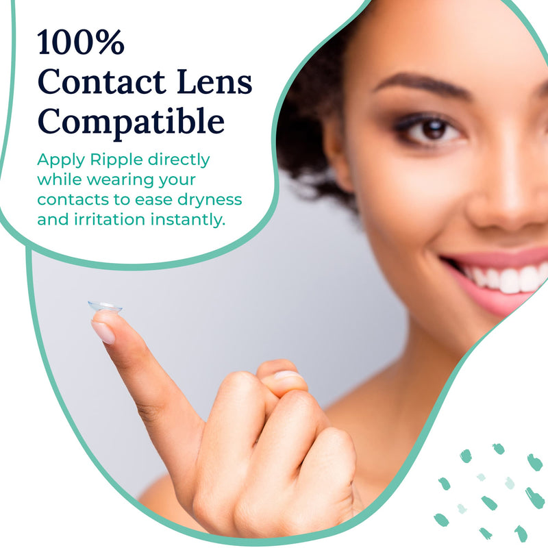 Lubricant Drops for Contact Users