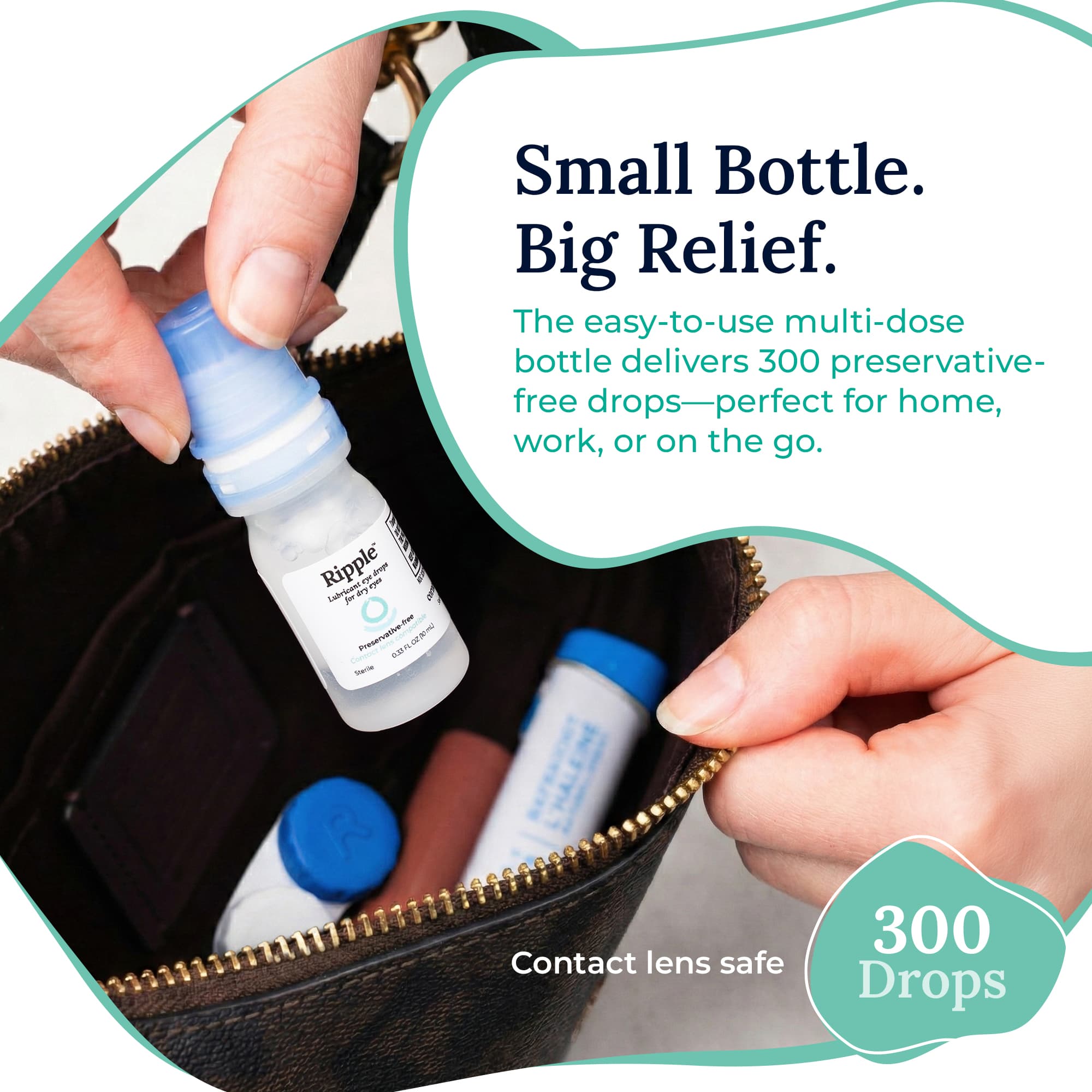 Lubricant Drops for Contact Users